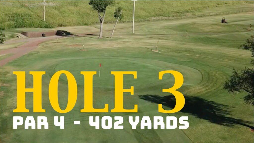 Elk City Golf and Country Club hole 3 par 4 402 yards KECO Open