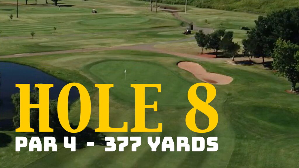 Elk City Golf and Country Club hole 8 par 4 377 yards KECO Open