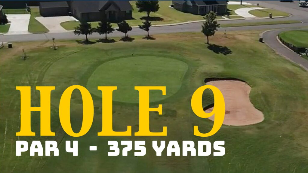 Elk City Golf and Country Club hole 9 par 4 375 yards KECO Open