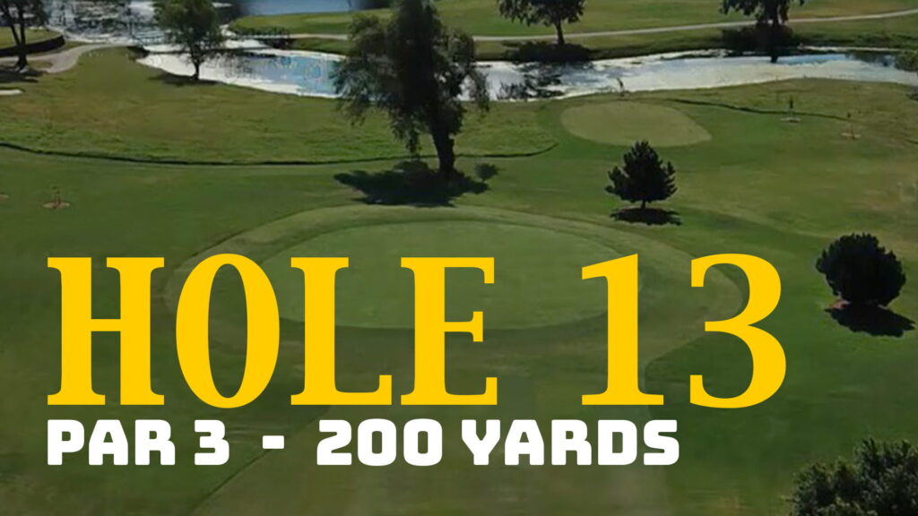Elk City Golf and Country Club hole 13 par 3 200 yards KECO Open