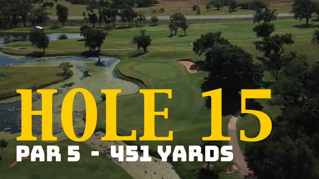 Elk City Golf and Country Club hole 15 par 5 451 yards KECO Open