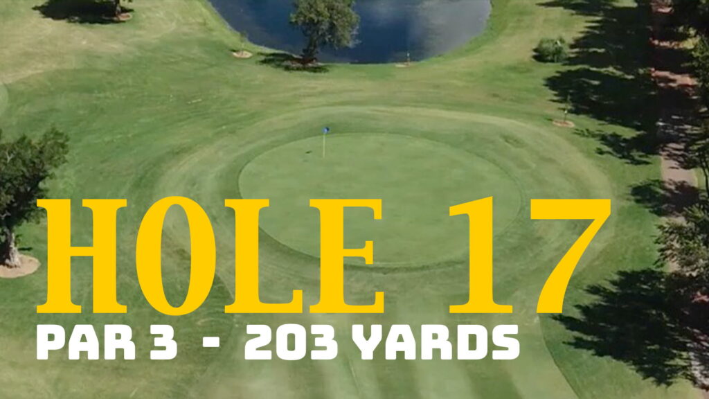 Elk City Golf and Country Club hole 17 par 3 203 yards KECO Open