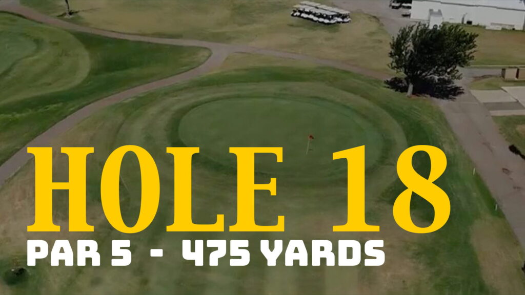 Elk City Golf and Country Club hole 18 par 5 475 yards KECO Open